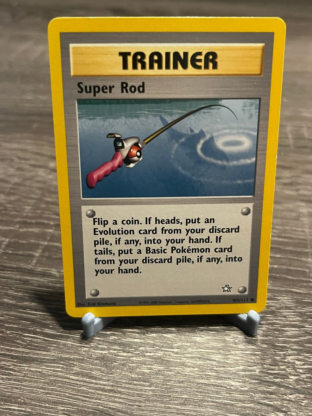 Super Rod (103/111) - Neo Genesis - EX, Ophalen of Verzenden, Gebruikt, Losse kaart