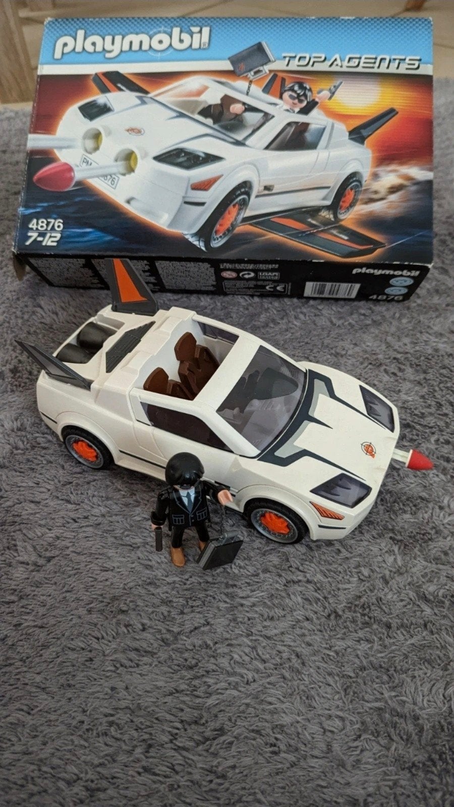 Playmobil Top Agents 4876 - Spy Racer (Incompleet), Kinderen en Baby's, Speelgoed | Playmobil, Gebruikt, Losse onderdelen, Voertuig