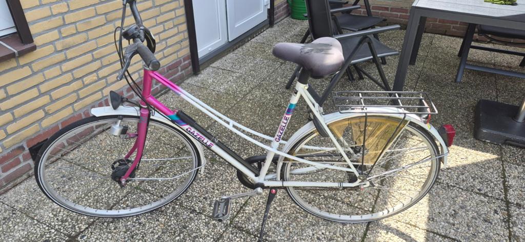 Gazelle damesfiets met 6 versnellingen, Ophalen, Gebruikt, Versnellingen, Schijfrem