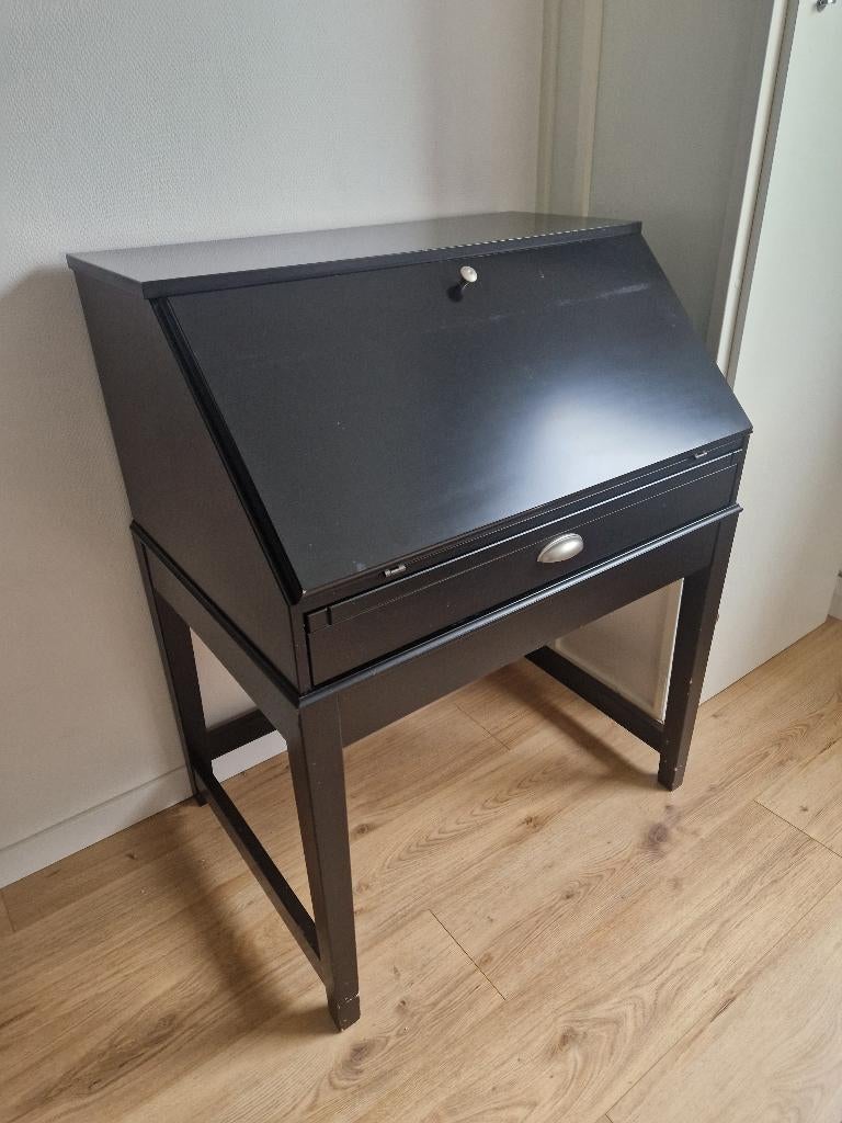 IKEA Hemnes bureau zwart, Huis en Inrichting, Bureaus, Zwart, Gebruikt, Secretaire, IKEA
