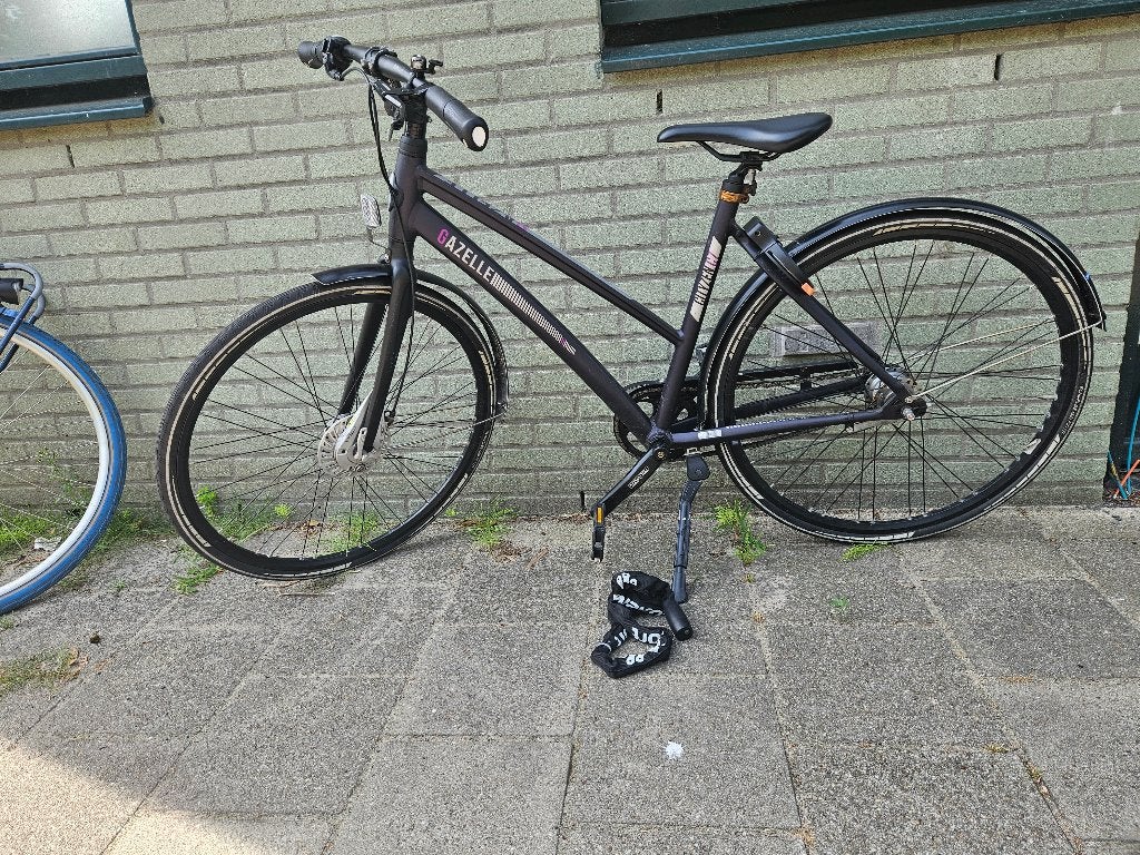 Gazelle damesfiets mooie staat, Fietsen en Brommers, Fietsen | Dames | Damesfietsen, Ophalen, Gebruikt, Gazelle