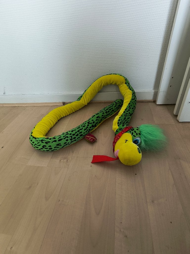 slangen knuffel, Ophalen of Verzenden, Zo goed als nieuw, Overige typen, Middelgroot (20 tot 80 cm)