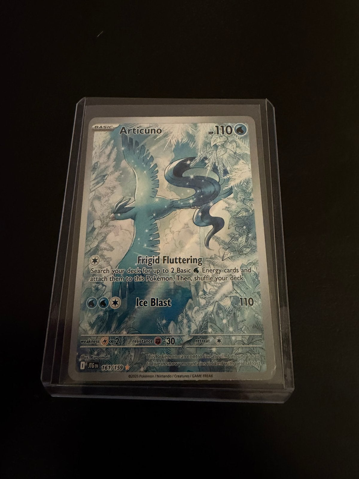 Pokemon Articuno JTG 161, Hobby en Vrije tijd, Verzamelkaartspellen | Pokémon, Ophalen of Verzenden, Zo goed als nieuw, Losse kaart