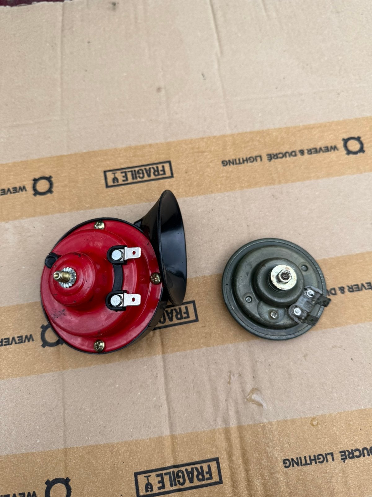 12V autoclaxon en originele claxon scooter, Ophalen of Verzenden, Nieuw, Frame