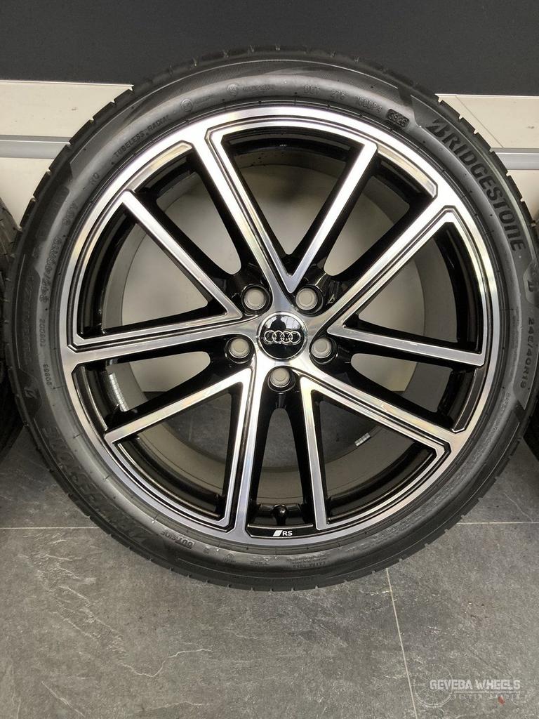 19” originele Audi A5 / S5 B10 RS velgen + banden 5x112  8B3, 19 inch, -, -, Banden en Velgen