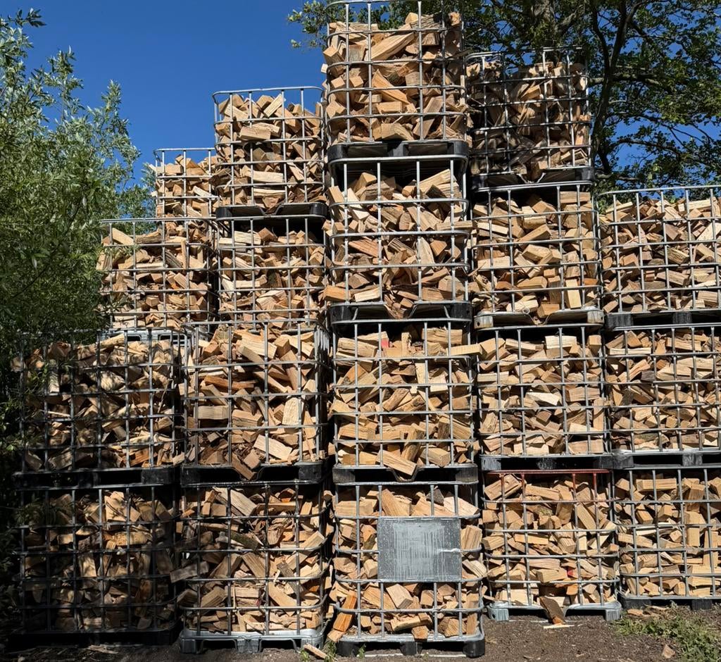 🪵 Haardhout 2,4m3 €390 Gratis bezorgd 50km rond Amsterdam, Tuin en Terras, Haardhout, Minder dan 3 m³, Ophalen of Verzenden, Eikenhout