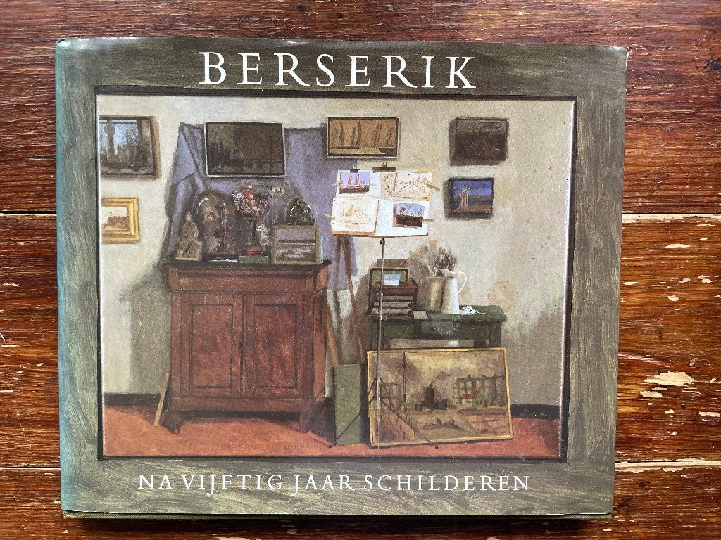 Berserik. Na vijftig jaar schilderen 1988 gesigneerd, Ophalen of Verzenden, Zo goed als nieuw, Hermanus Berserik, Schilder- en Tekenkunst