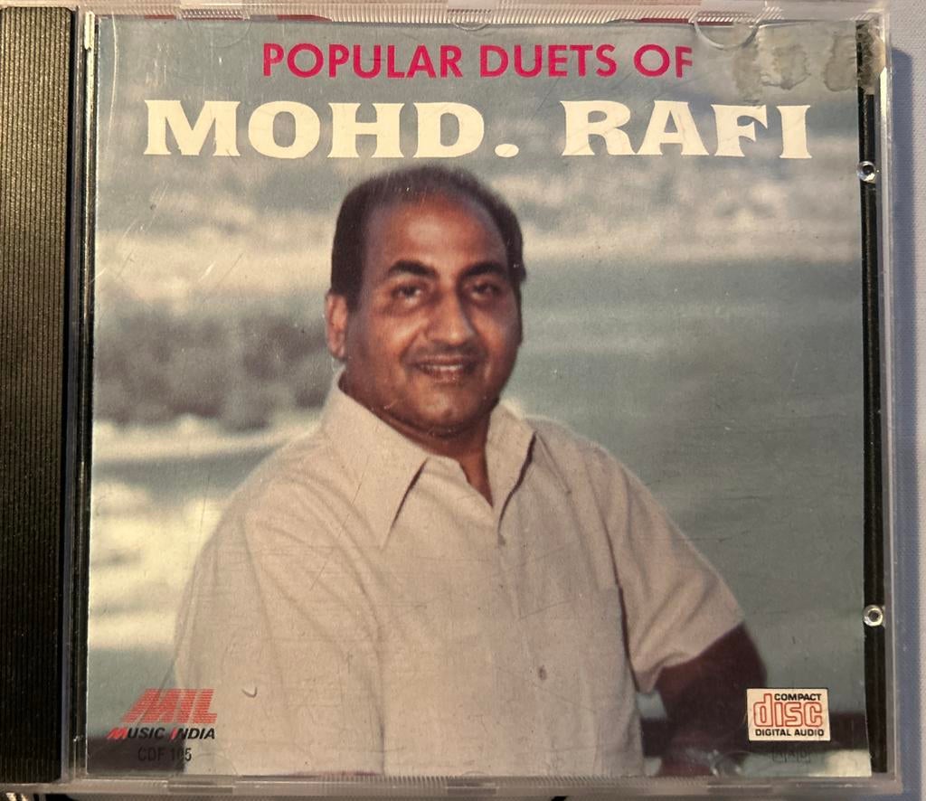 Mohd. Rafi - Popular Duets (CD, Music India) Bollywood Cd, Ophalen of Verzenden, Gebruikt