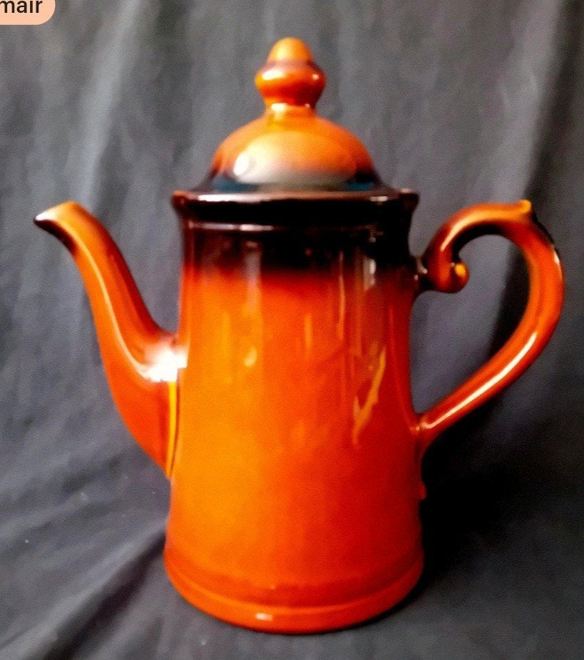 Vintage Boch La Louviere België koffiepot, Antiek en Kunst, Antiek | Servies los, Ophalen of Verzenden