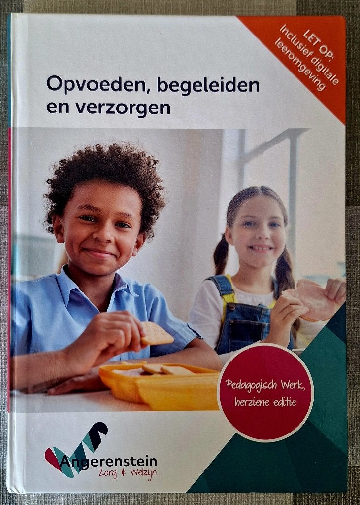 Te koop boek: Opvoeden, begeleiden en verzorgen, Boeken, Studieboeken en Cursussen, Ophalen of Verzenden, Zo goed als nieuw, MBO