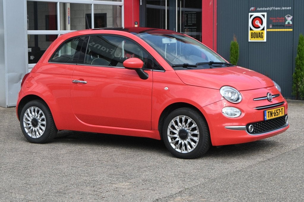 Fiat 500 1.2 Popstar 69pk 4-cilinder | Panoramadak | Airco |, Auto's, Fiat, Bedrijf, Te koop, ABS, Airbags, Airconditioning, Bluetooth