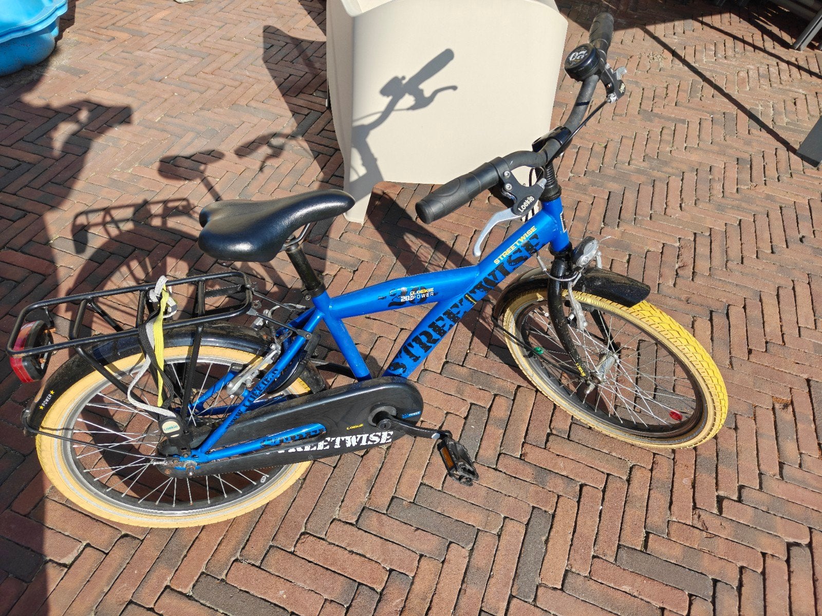 zeer nette Loeki 20 inch kinderfiets, Fietsen en Brommers, Ophalen, Zo goed als nieuw, Aanhangfiets