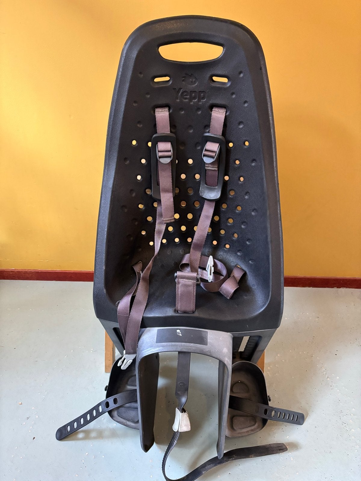 Yepp Achterzitje met adapter voor bagagedrager, Ophalen, Achterzitje, 0 t/m 18 kg, Gebruikt