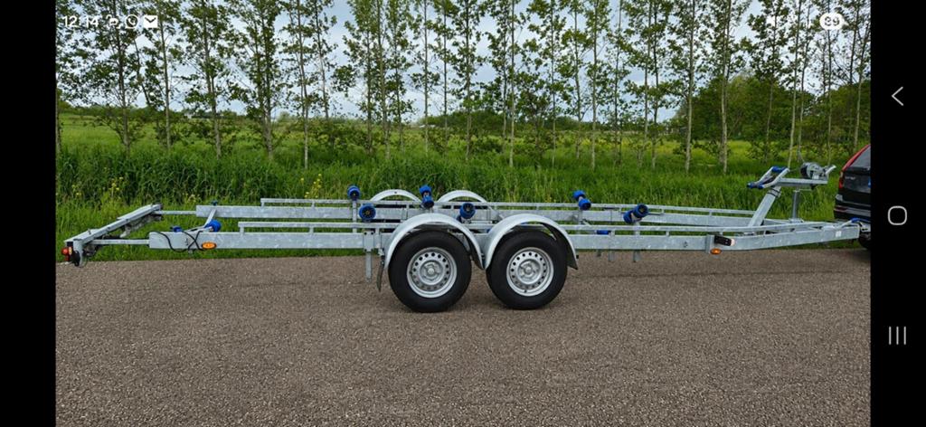 TTH Easyroller VB boottrailer | 2000 kg | dubbelasser | 2016, Ophalen, 6 tot 9 meter, Overige typen, Zo goed als nieuw