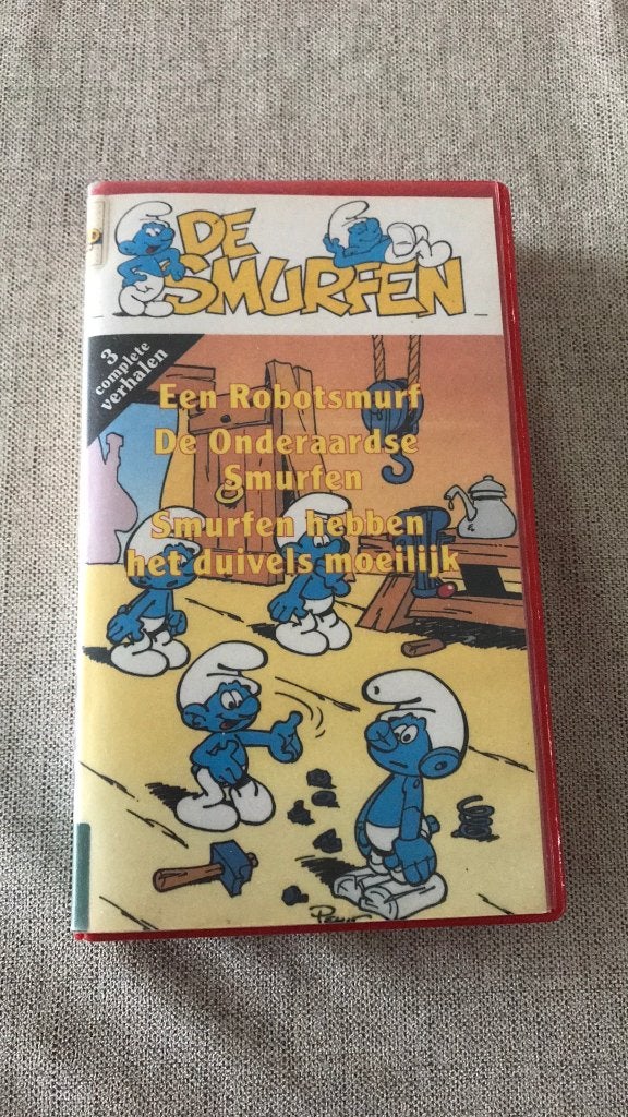 Videoband Smurfen VHS, Ophalen of Verzenden, Gebruikt, Verschillende Smurfen