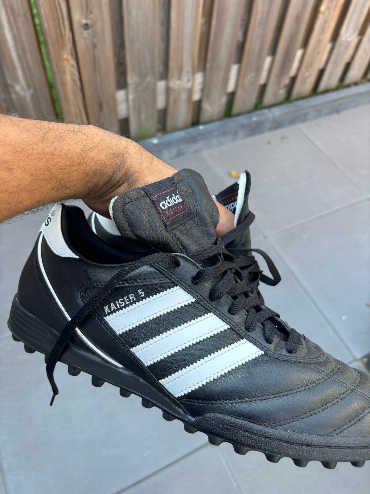 Adidas Kaiser 5 voetbalschoenen - Maat 45 1/3, Maat XS of kleiner, Ophalen, Zo goed als nieuw, Schoenen