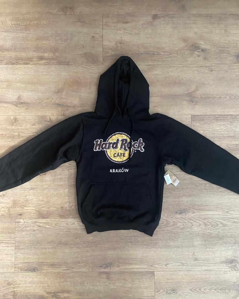 NIEUW Hard Rock Cafe Krakow heren hoodie trui maat S, Zwart, Zo goed als nieuw, Maat 46 (S) of kleiner, Ophalen of Verzenden