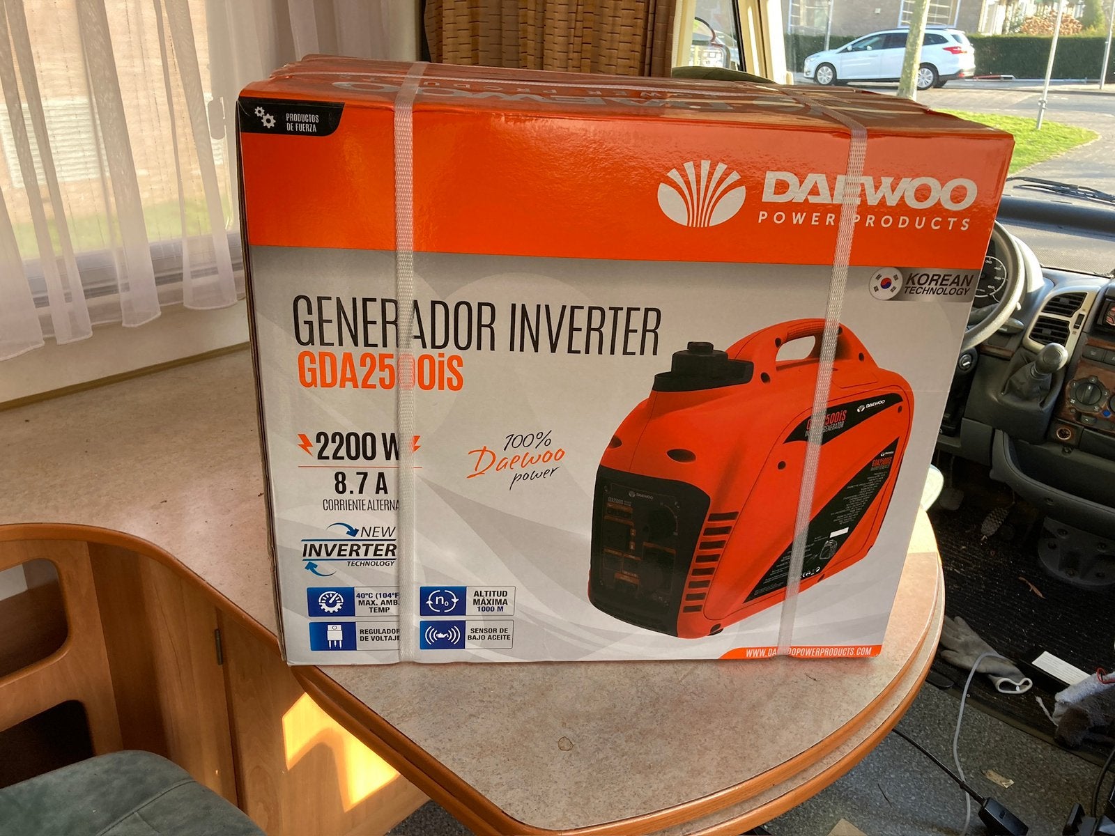 Nieuw Daewoo GDA2500iS inverter generator 2200W, Ophalen of Verzenden, Nieuw