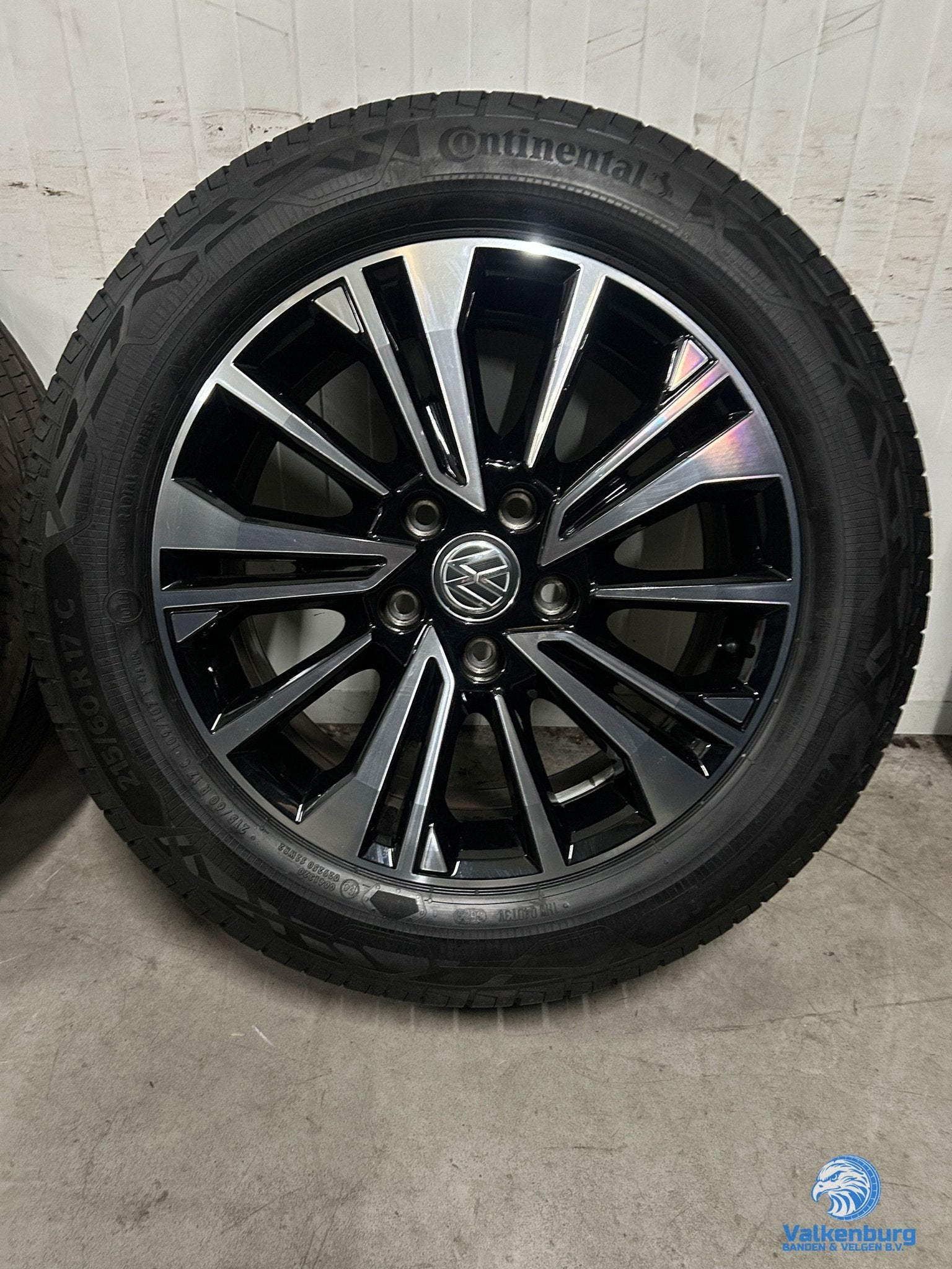 7-8mm! Originele VW Transporter T5 GP T6 T6.1 T7 Aracaju 17, -, -, Banden en Velgen, 17 inch