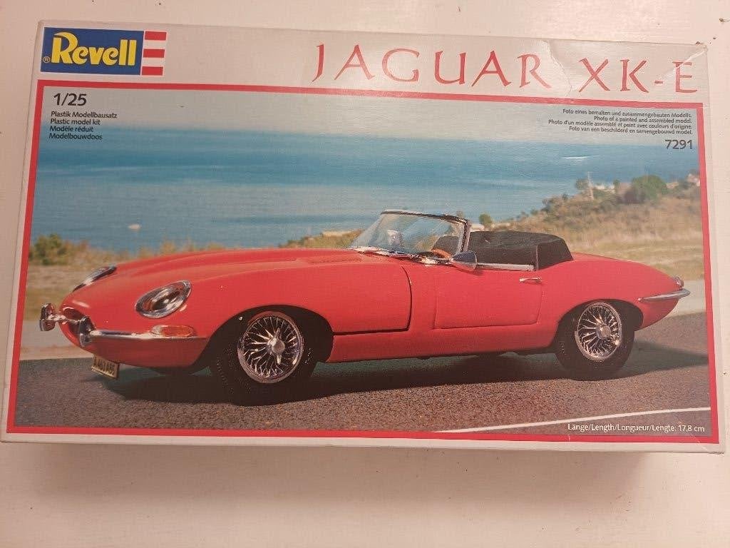 Revell modelbouwkit van een Jaguar XK-E, schaal 1:25., Hobby en Vrije tijd, Modelbouw | Auto's en Voertuigen, Auto, Nieuw, Ophalen of Verzenden