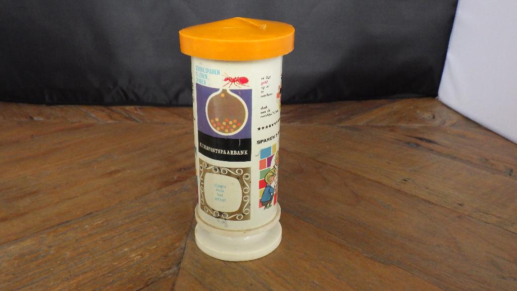 mooie retro spaarpot van rijkspostspaarbank, Ophalen of Verzenden, Overige typen