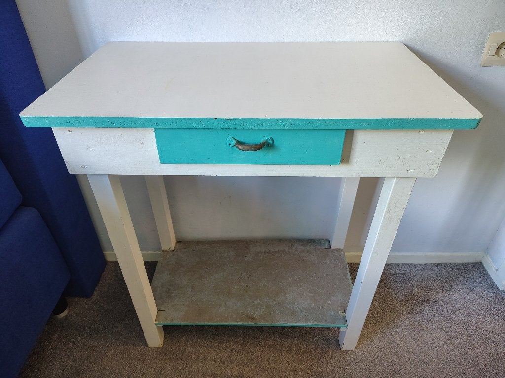 keuken tafel / sidetable, Ophalen, Gebruikt, 50 tot 100 cm, Landelijk