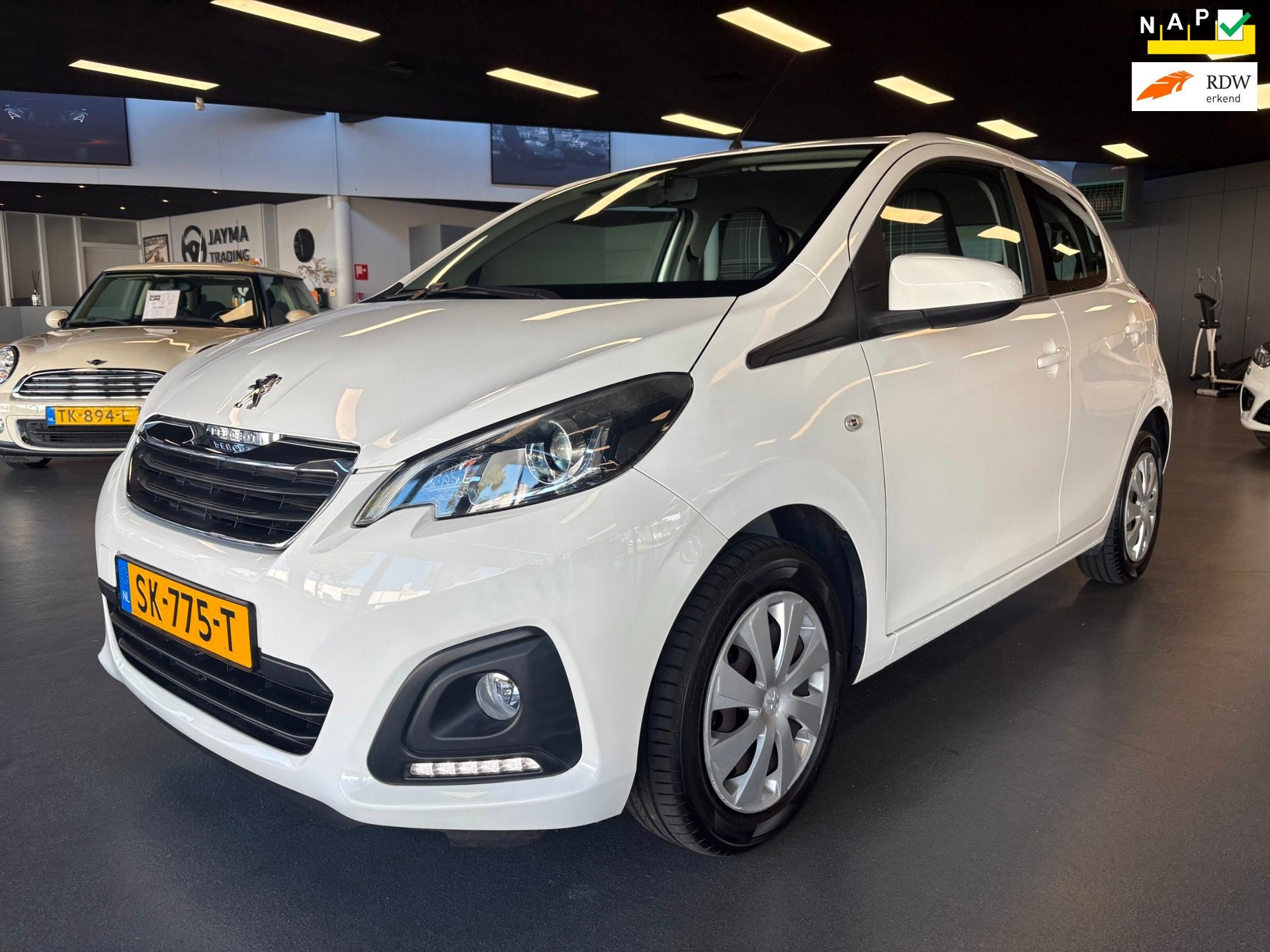 Peugeot 108 1.0 e-VTi Active, Stof, Gebruikt, 4 stoelen, Origineel Nederlands