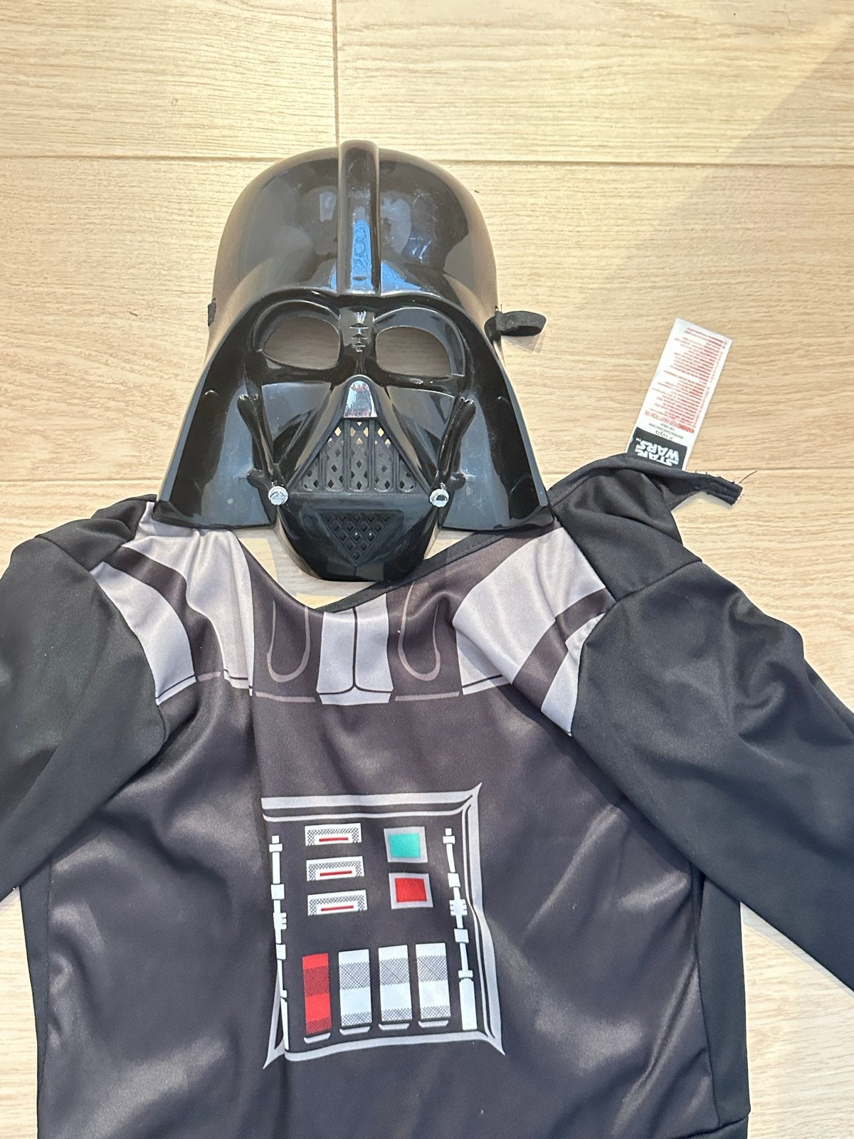 Darth Vader Kinderkostuum - 9-10 jaar, Kinderen en Baby's, Ophalen of Verzenden, Zo goed als nieuw, 134 t/m 140, Jongen