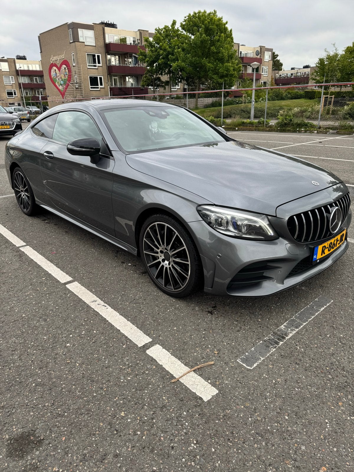 Mercedes-Benz C-Klasse C400 Stage-1|4MATIC|PANO|BURMESTER, Automaat, 1800 kg, Zwart, 4 stoelen