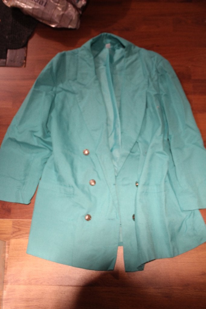 colbert groen, Maat 38/40 (M), Ophalen of Verzenden, Jasje, Gedragen