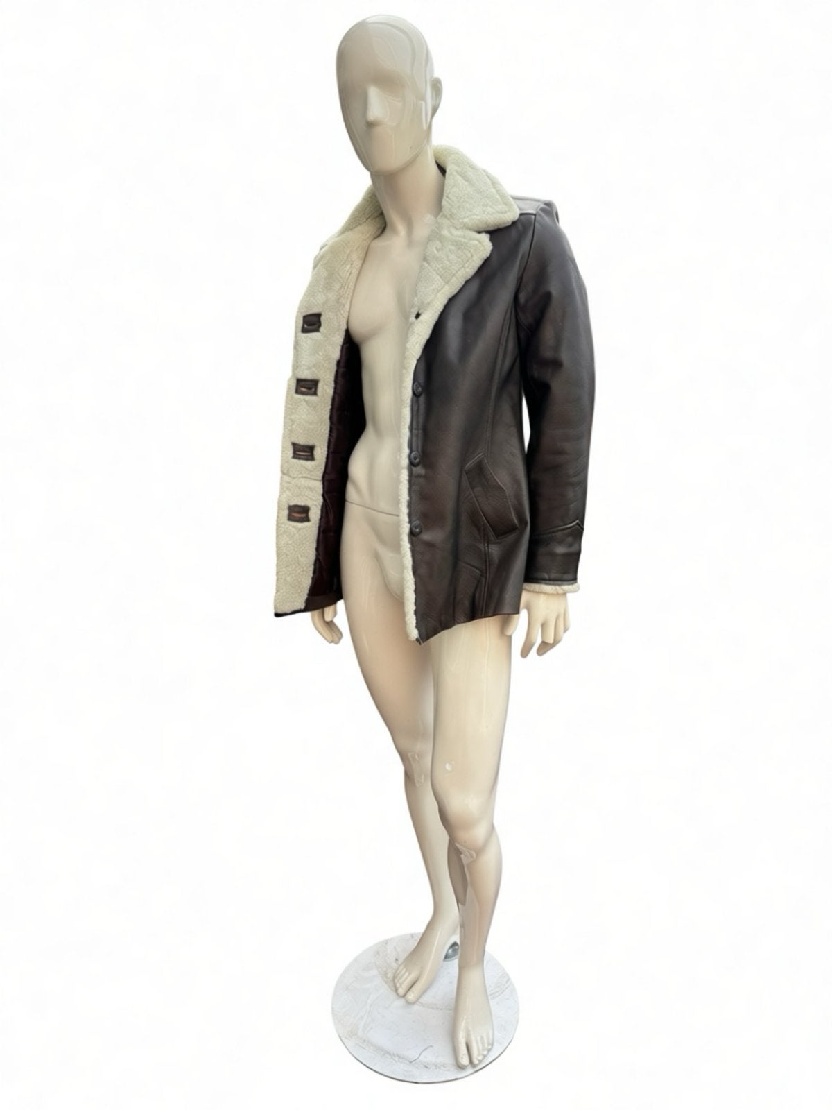 Pall Mall American Classic Leren Jas met Voering, Kleding | Heren, Ophalen of Verzenden, Gedragen, Maat 52/54 (L), Bruin
