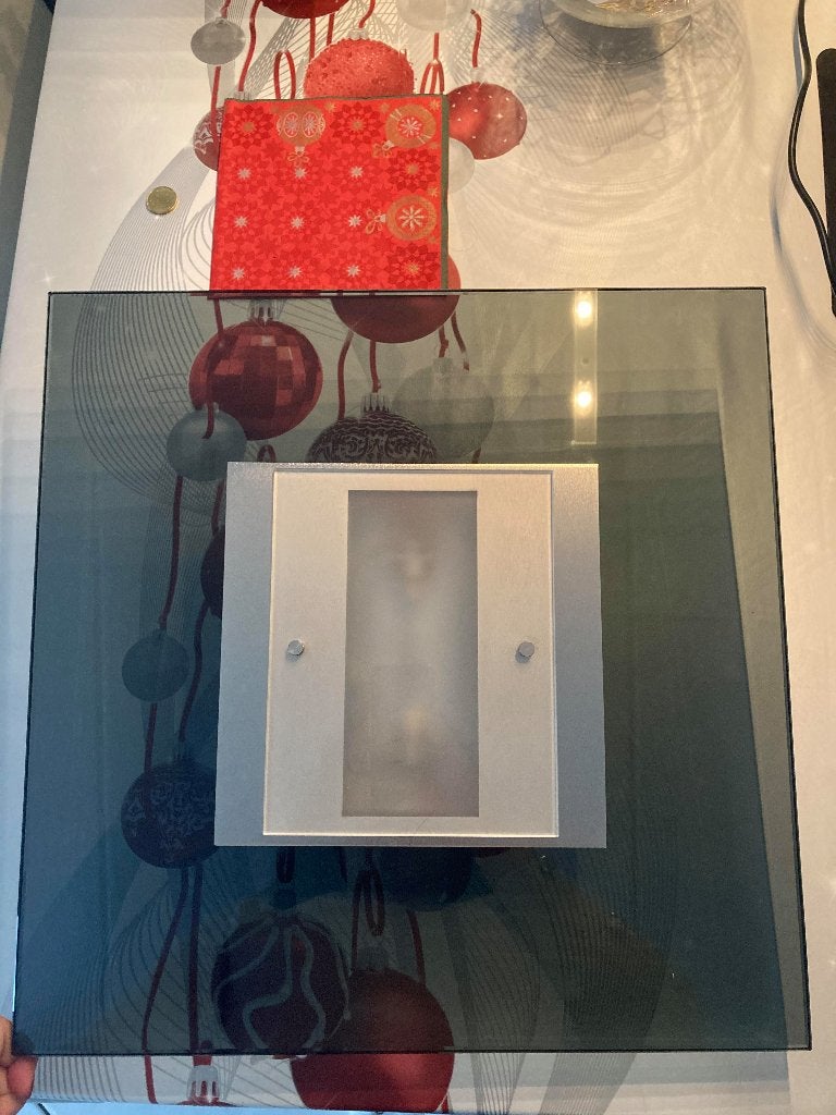 Mooie plafondlamp, Ophalen, Zo goed als nieuw, Glas