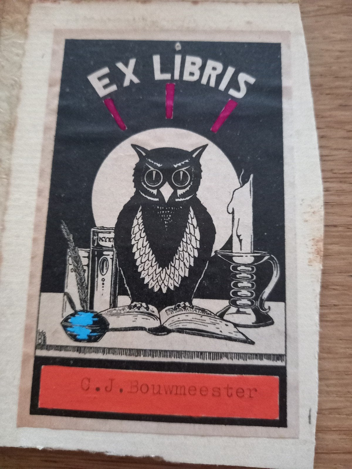 Ex libris, Ophalen of Verzenden, Voor 1940, Overige onderwerpen