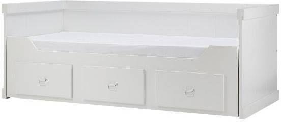 Coming Kids Rough Bedbank (90-180x200) + Nachtkastje!, Ophalen, 90 cm, Eenpersoons, Wit