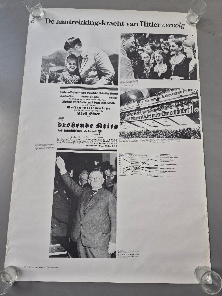 leuke poster over Tweede wereld oorlog, nr 3., Ophalen, Overige soorten, Nederland, Foto of Poster