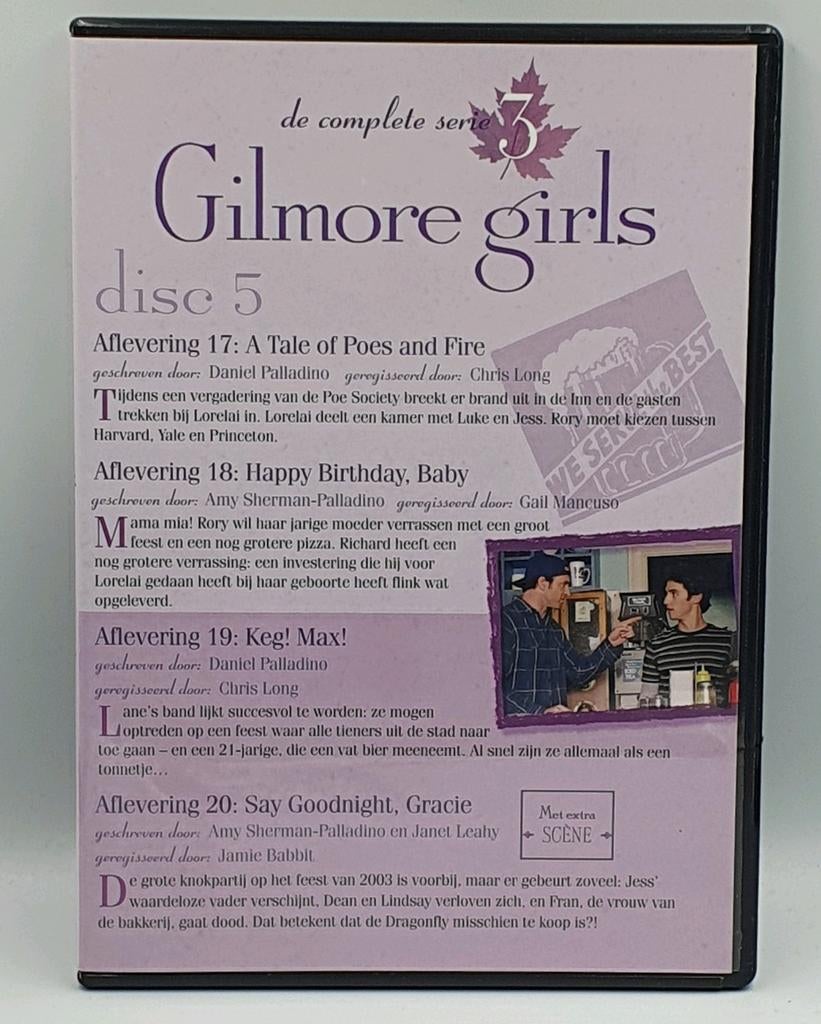 Te koop: Gilmore Girls seizoen 3 disc 5 en 6, Gebruikt, Boxset, Ophalen of Verzenden, Drama
