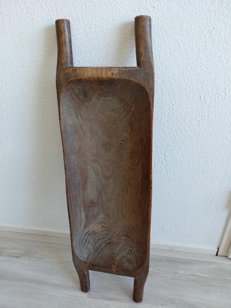 Oude houten trog 76 cm, Ophalen, Gebruikt