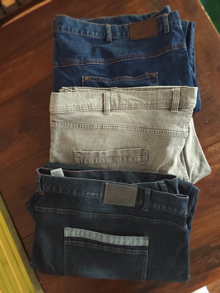 Heren spijkerbroeken grote maten, Ophalen of Verzenden, Zo goed als nieuw, Blauw, Overige jeansmaten