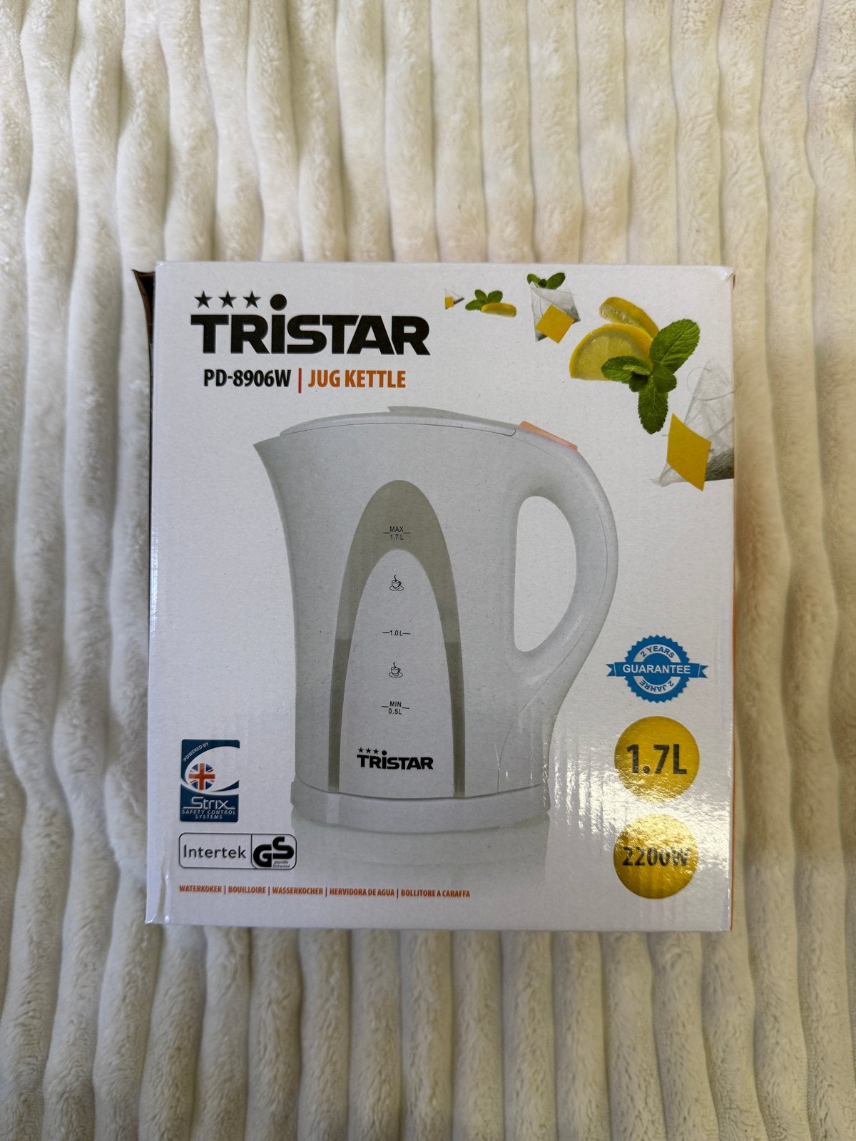 Tristar Waterkoker - 1.7L, 1 tot 2 liter, Ophalen of Verzenden, Nieuw