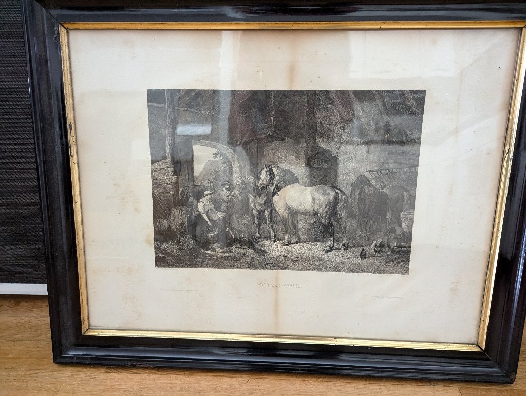 GRAVURE van W. Steelink, Ophalen, 1800 - 1899, Overige technieken, 62 cm