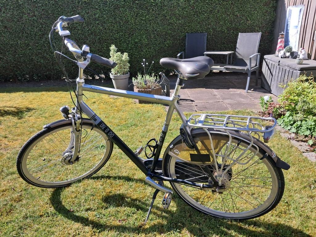 Hoog frame! Gewone Herenfiets RIH, Fietsen en Brommers, Fietsen | Heren | Herenfietsen, 65 cm of meer, Ophalen, Gebruikt, Overige merken