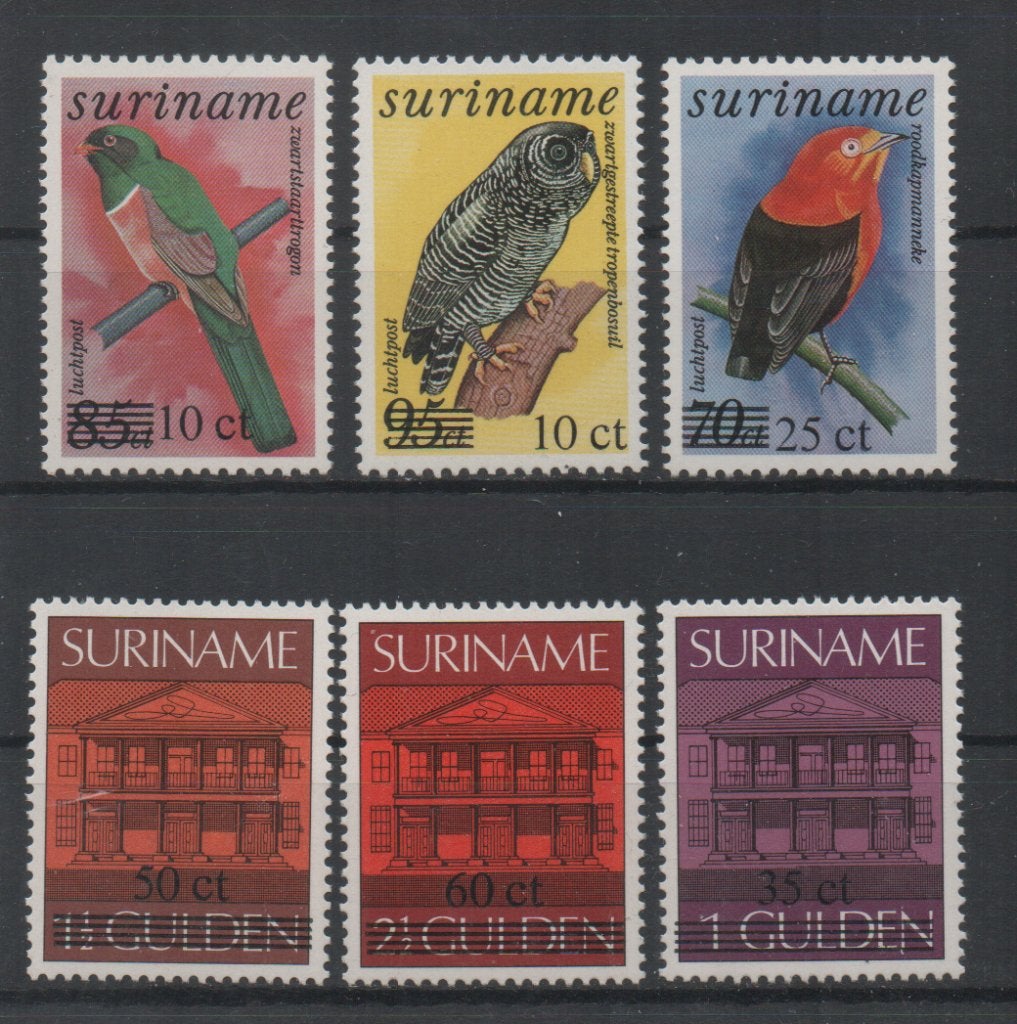 A878 Suriname 518/23 postfris oa Vogels, Ophalen of Verzenden, Postfris