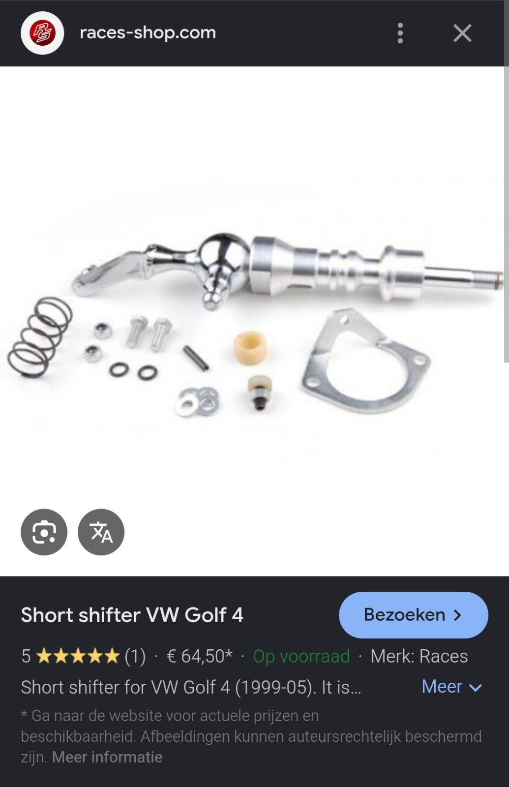 Korte shifter (short shifter) – VW Golf MK4 & VAG platform (, Ophalen of Verzenden, Nieuw, Seat