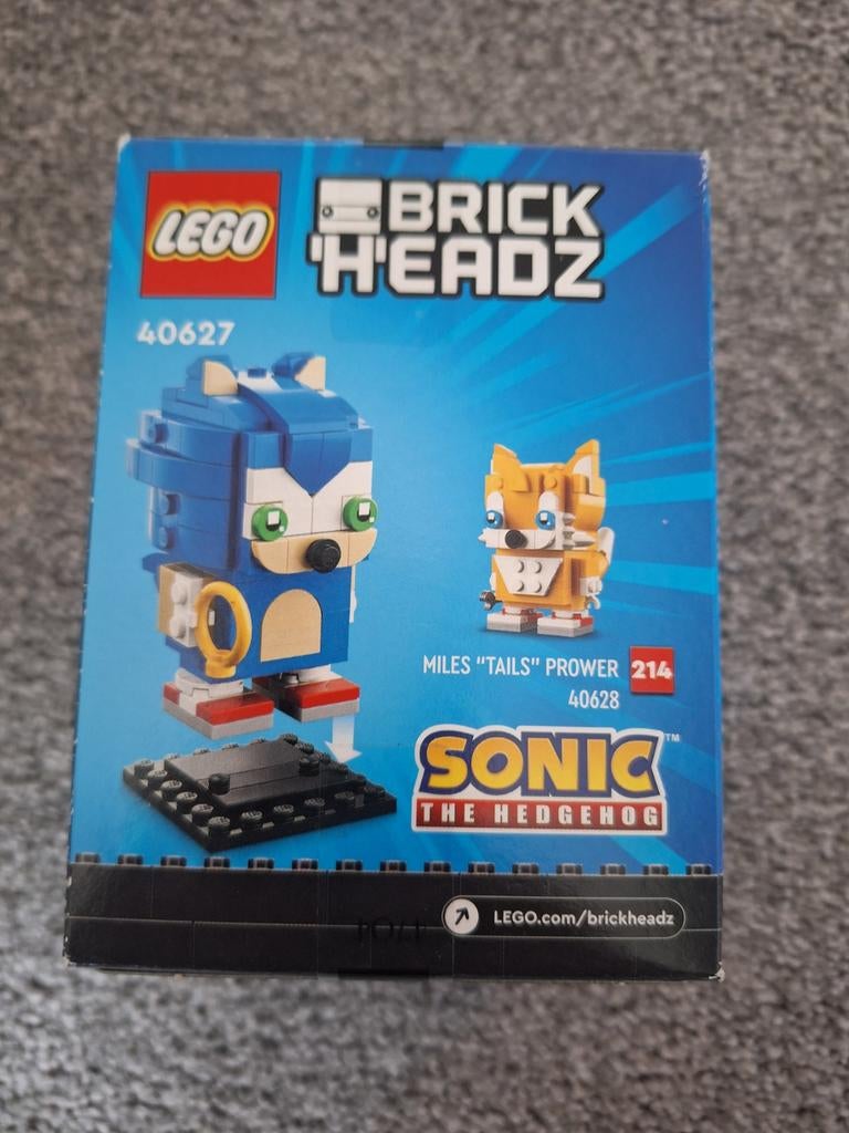 Lego BrickHeadz Sonic the Hedgehog 40627, Overige thema's, Lego, Nieuw, Ophalen of Verzenden