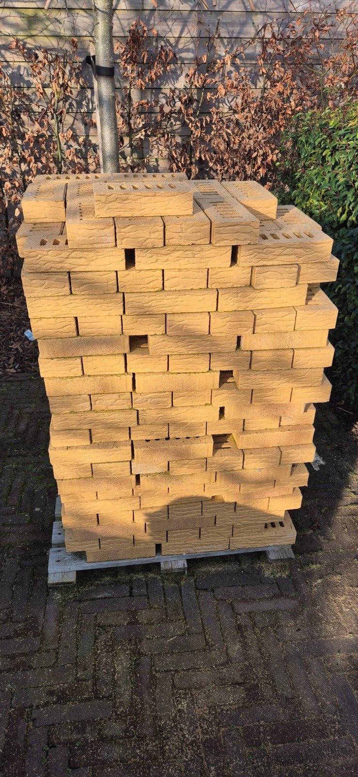 Nieuwe gele bakstenen - perfect voor bouwprojecten, Ophalen, Nieuw, Bakstenen