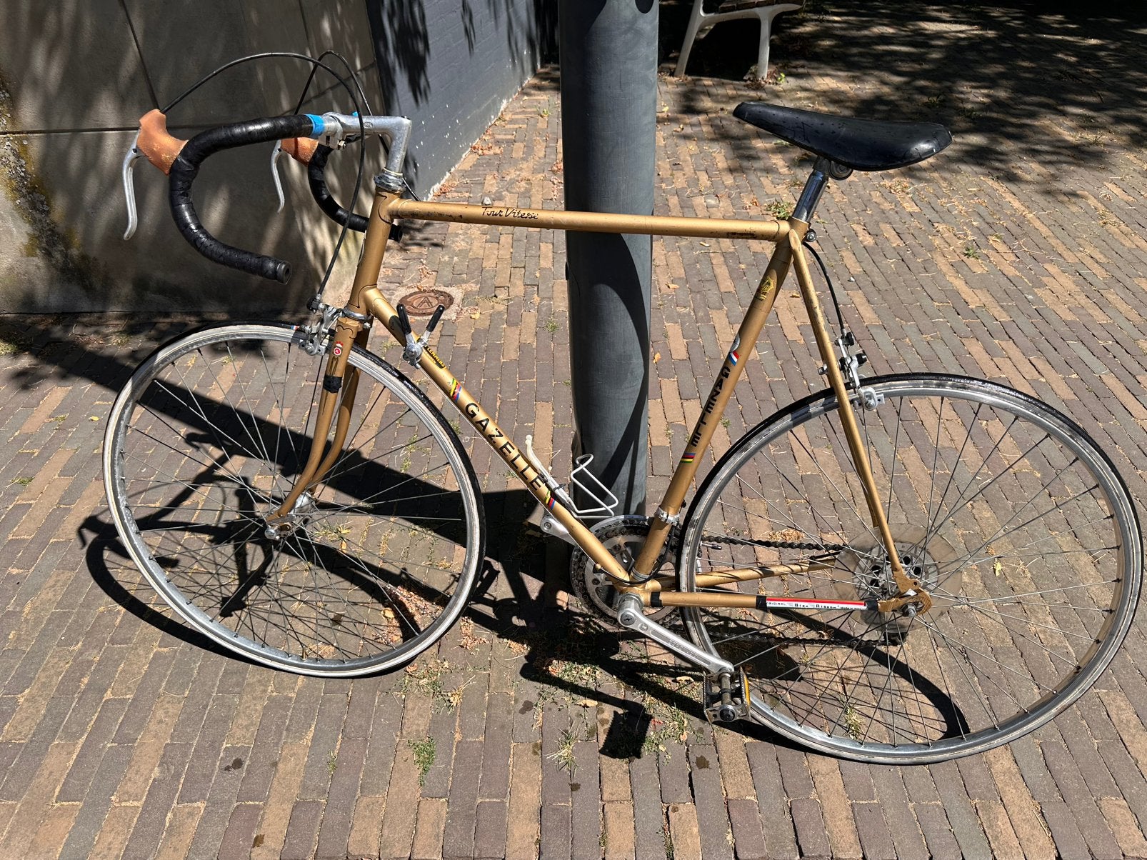 Vintage renfiets Gazelle, 55 tot 59 cm, Ophalen, Velgrem, Jaren '60 of nieuwer
