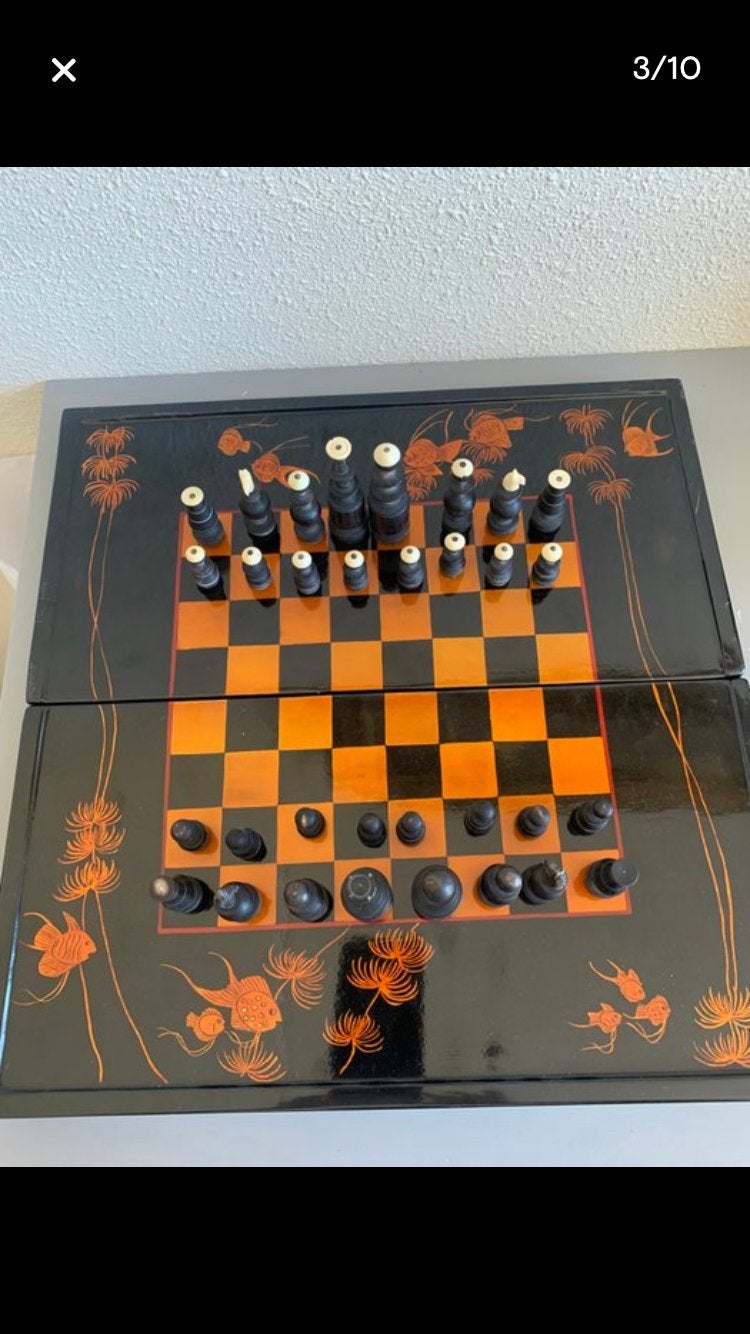 Mooi schaakbord, Ophalen, Zo goed als nieuw