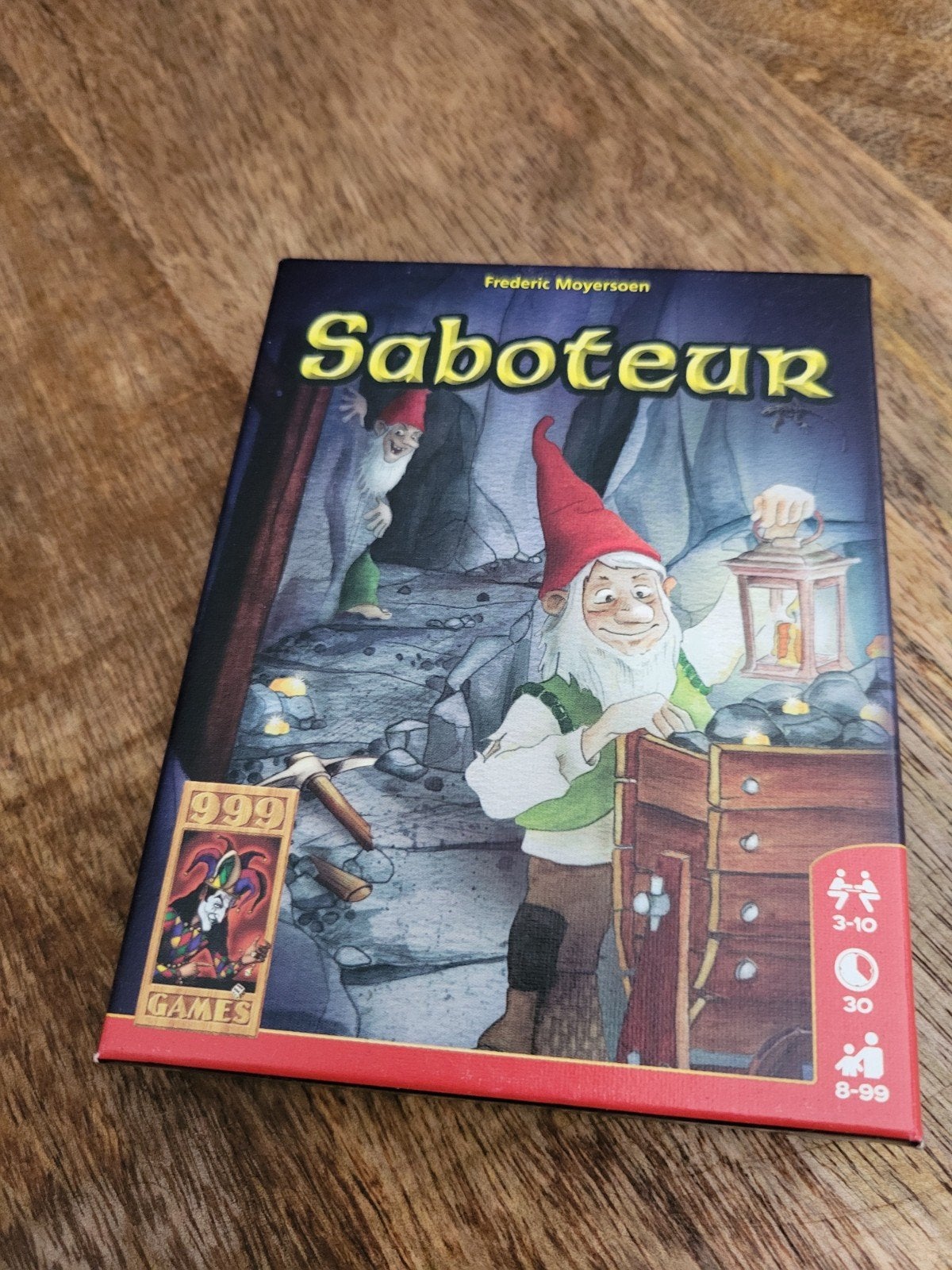 Saboteur: Het spannende kaartspel voor de hele familie, Drie of vier spelers, Ophalen of Verzenden, Zo goed als nieuw, 999 Games
