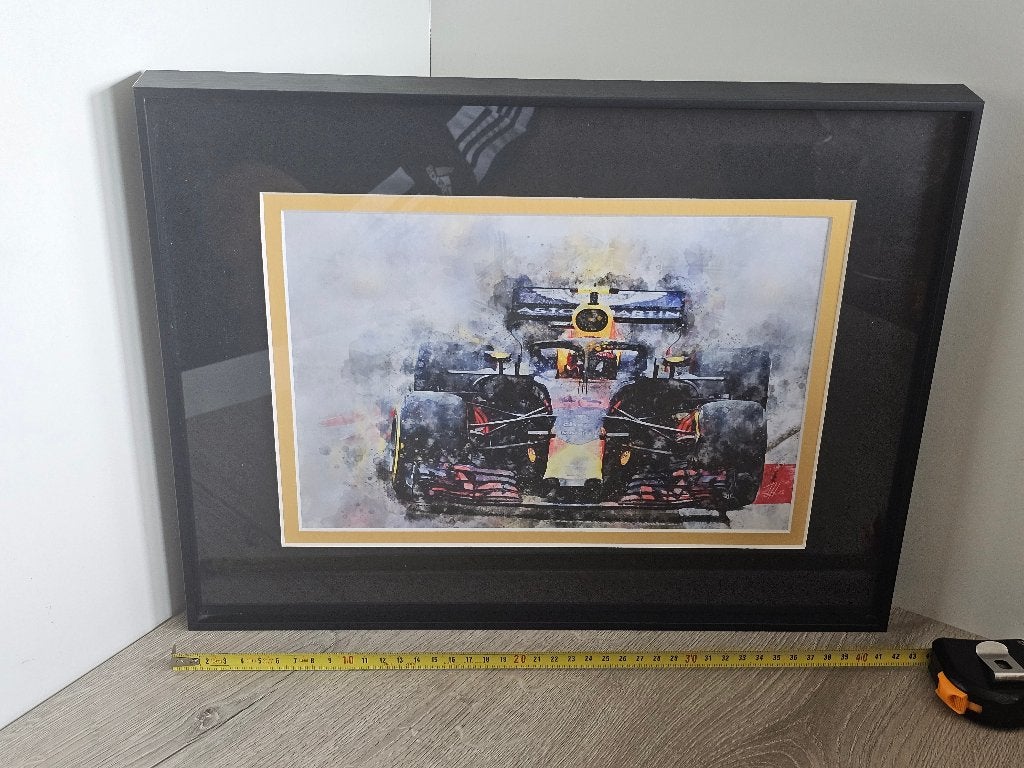 Red Bull Max Verstappen # 33. Reproductie., Ophalen of Verzenden, Zo goed als nieuw, Formule 1