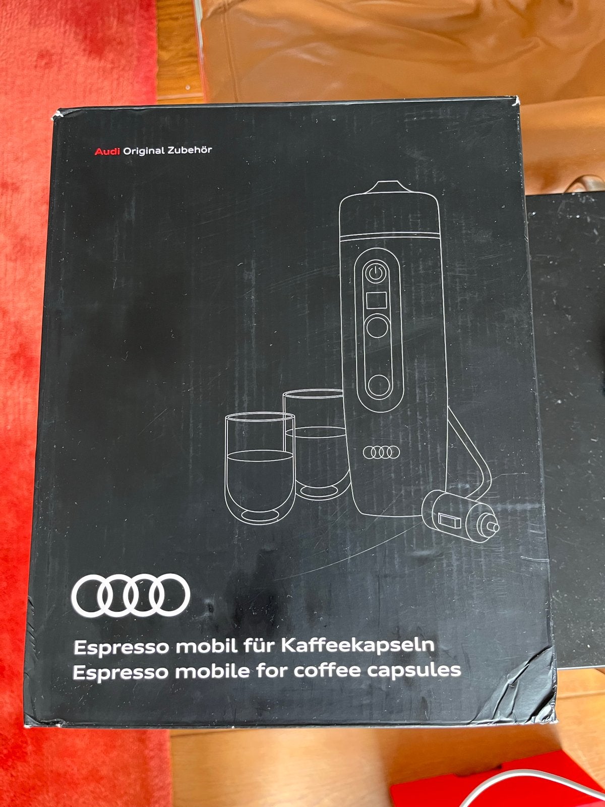 Audi Espresso mobiel voor koffiecapsules - Nieuw, Witgoed en Apparatuur, Koffiepads en cups, Espresso apparaat, Nieuw, Ophalen of Verzenden